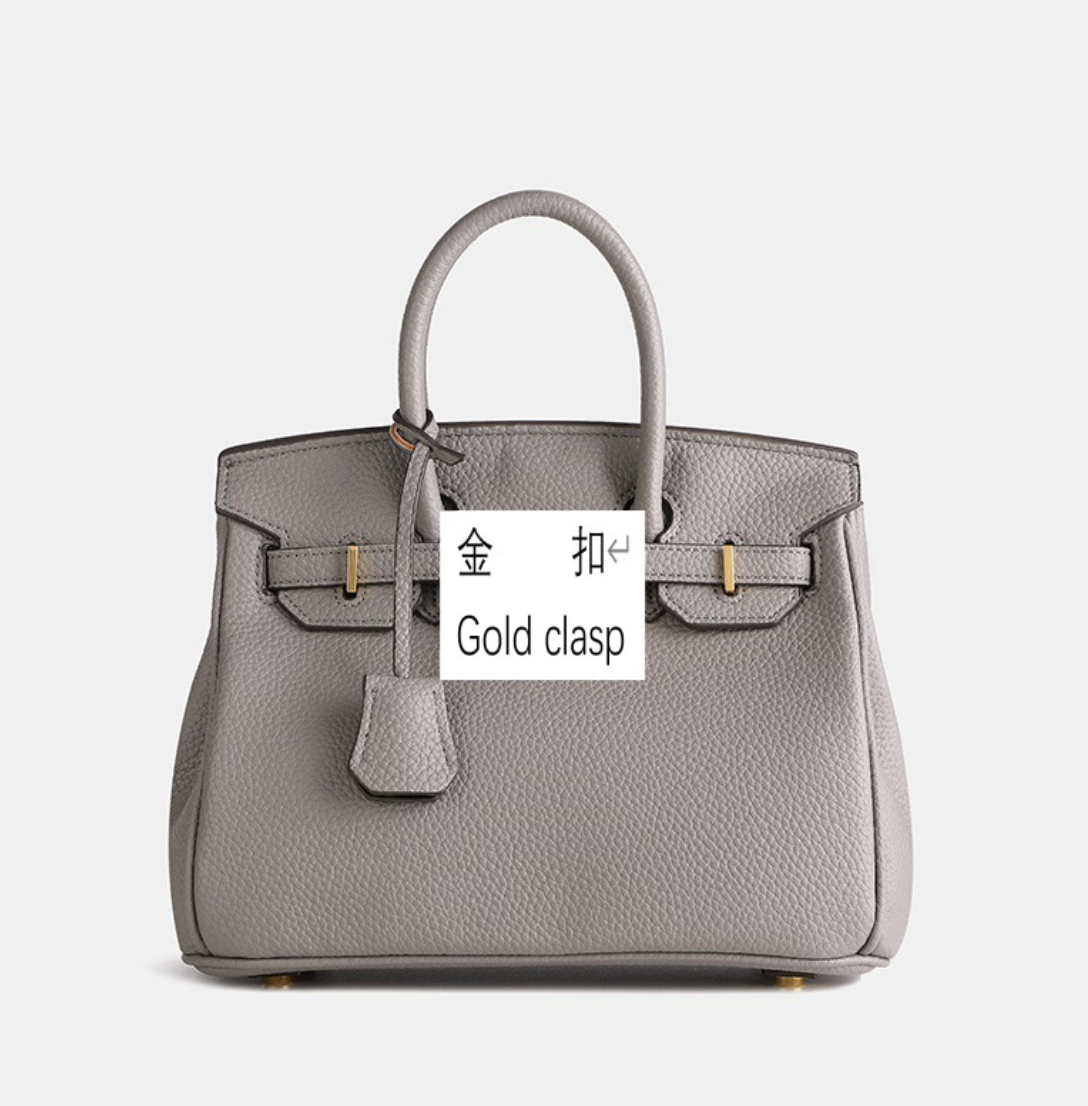 Litchi Shoulder Tote