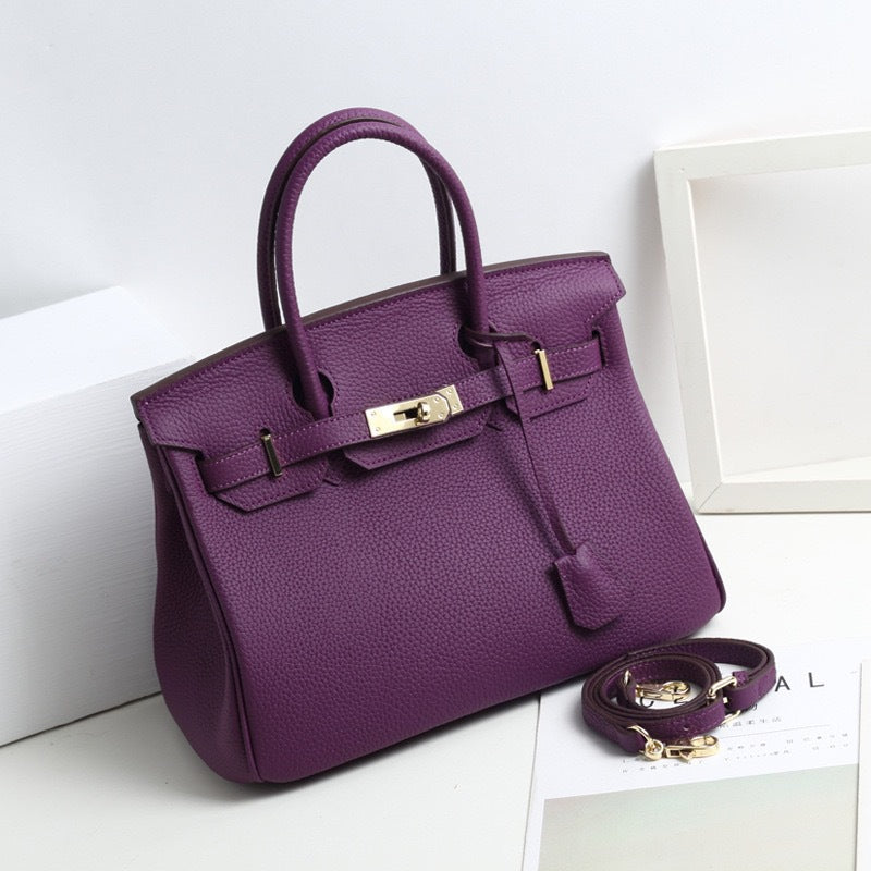 Litchi Shoulder Tote